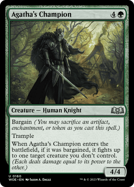 Agatha's Champion (160) — Wilds of Eldraine