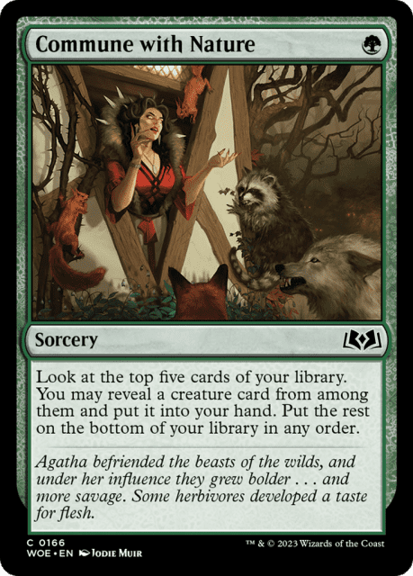 Commune with Nature (166) — Wilds of Eldraine