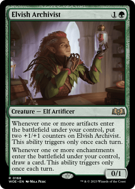 Elvish Archivist (168) — Wilds of Eldraine