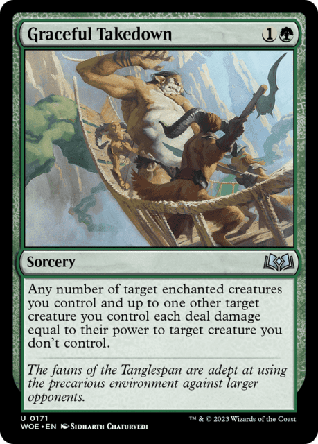 Graceful Takedown (171) — Wilds of Eldraine