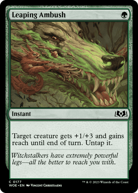 Leaping Ambush (177) — Wilds of Eldraine