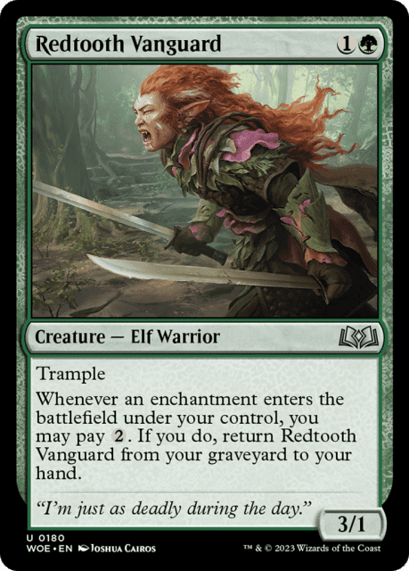 Redtooth Vanguard (180) — Wilds of Eldraine