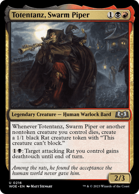 Totentanz, Swarm Piper (216) — Wilds of Eldraine