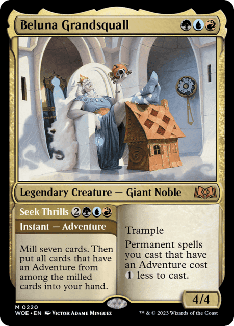 Beluna Grandsquall // Seek Thrills (220) — Wilds of Eldraine