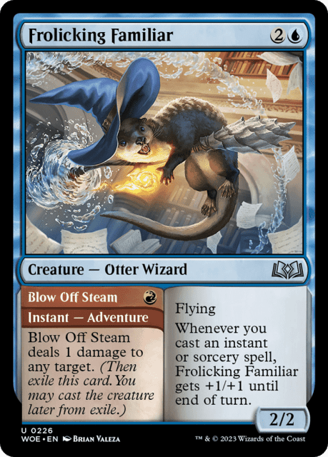 Frolicking Familiar // Blow Off Steam (226) — Wilds of Eldraine