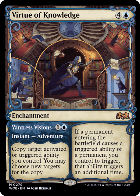 Virtue of Knowledge // Vantress Visions (279) — Wilds of Eldraine