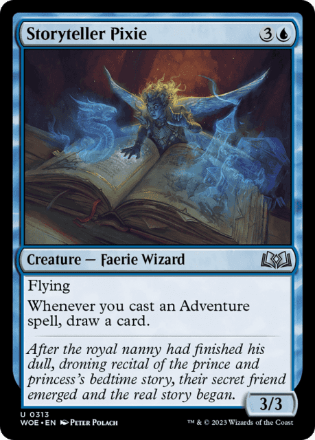 Storyteller Pixie (313) — Wilds of Eldraine