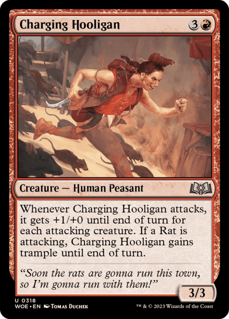 Charging Hooligan (318) — Wilds of Eldraine