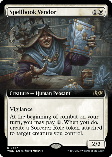Spellbook Vendor (327) — Wilds of Eldraine