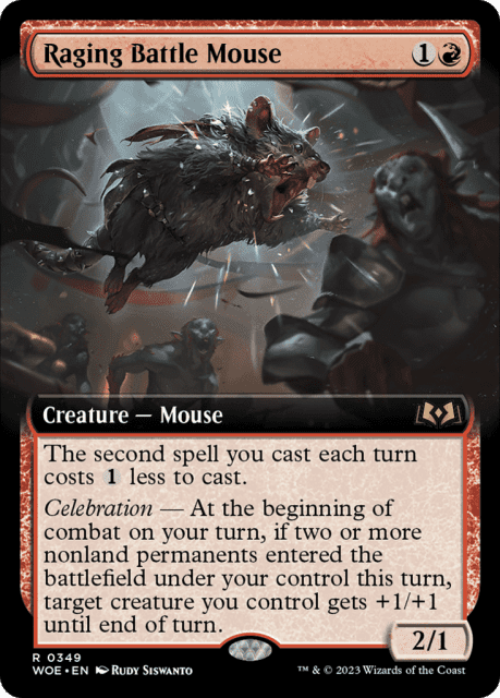 Raging Battle Mouse (349) — Wilds of Eldraine