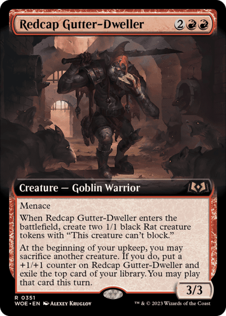 Redcap Gutter-Dweller (351) — Wilds of Eldraine