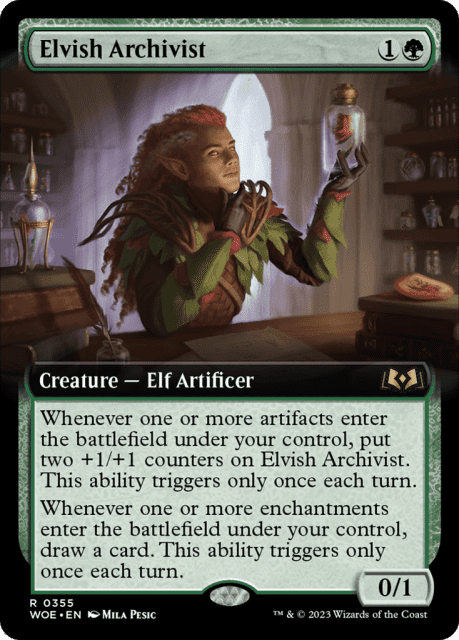 Elvish Archivist (355) — Wilds of Eldraine