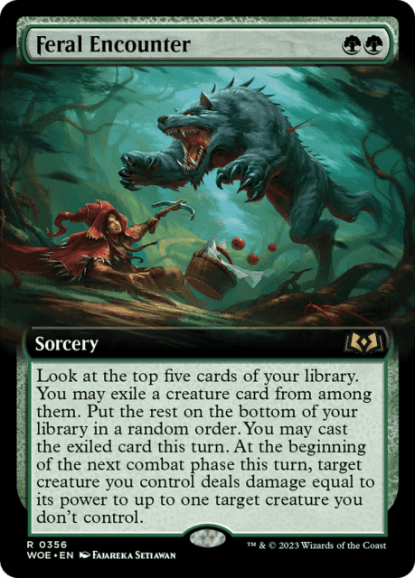 Feral Encounter (356) — Wilds of Eldraine
