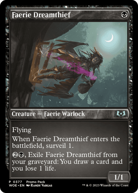 Faerie Dreamthief (377) — Wilds of Eldraine