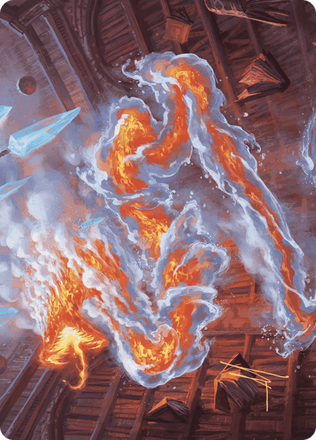 Scalding Viper (41) — Wilds of Eldraine Art Series