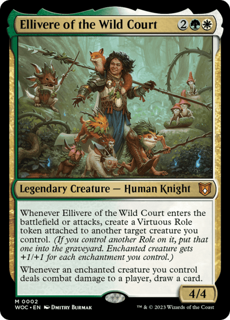 Ellivere of the Wild Court (2) — Wilds of Eldraine Commander