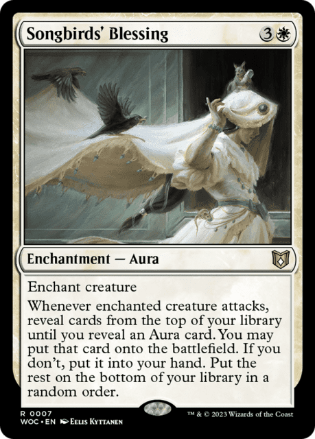 Songbirds' Blessing (7) — Wilds of Eldraine Commander