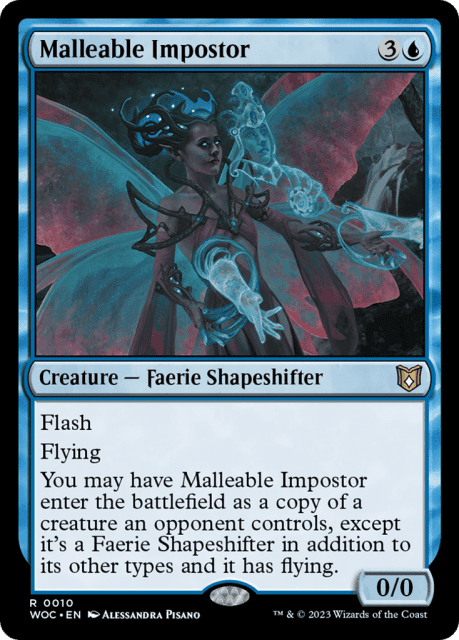 Malleable Impostor (10) — Wilds of Eldraine Commander