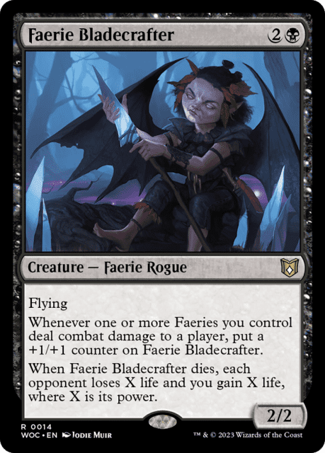 Faerie Bladecrafter (14) — Wilds of Eldraine Commander