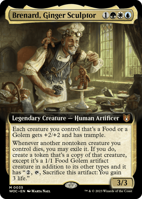 Brenard, Ginger Sculptor (35) — Wilds of Eldraine Commander
