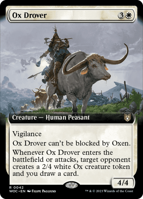 Ox Drover (42) — Wilds of Eldraine Commander