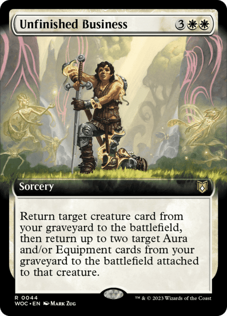 Unfinished Business (44) — Wilds of Eldraine Commander