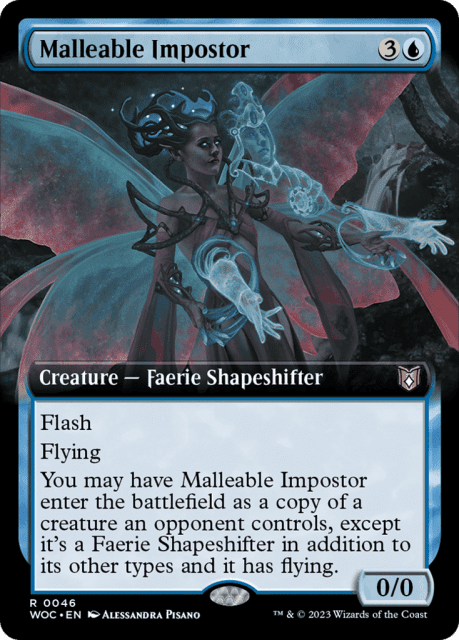 Malleable Impostor (46) — Wilds of Eldraine Commander