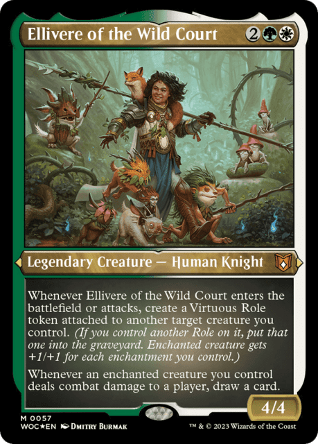 Ellivere of the Wild Court (57) — Wilds of Eldraine Commander