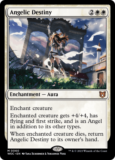 Angelic Destiny (60) — Wilds of Eldraine Commander