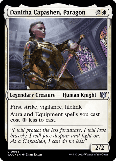Danitha Capashen, Paragon (64) — Wilds of Eldraine Commander