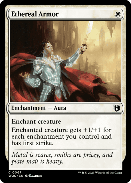 Ethereal Armor (67) — Wilds of Eldraine Commander