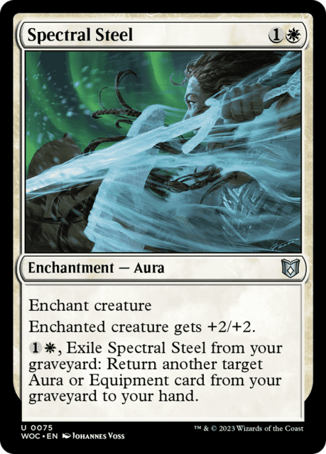 Spectral Steel (75) — Wilds of Eldraine Commander