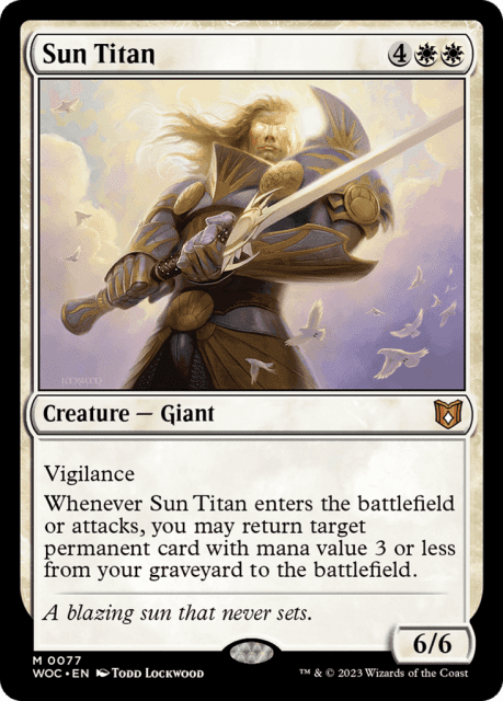 Sun Titan (77) — Wilds of Eldraine Commander