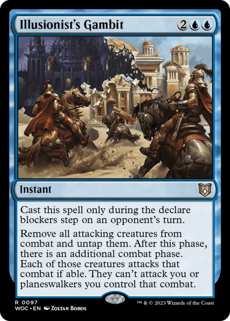 Illusionist's Gambit (97) — Wilds of Eldraine Commander
