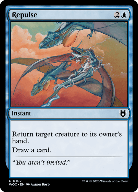 Repulse (107) — Wilds of Eldraine Commander