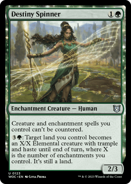 Destiny Spinner (123) — Wilds of Eldraine Commander
