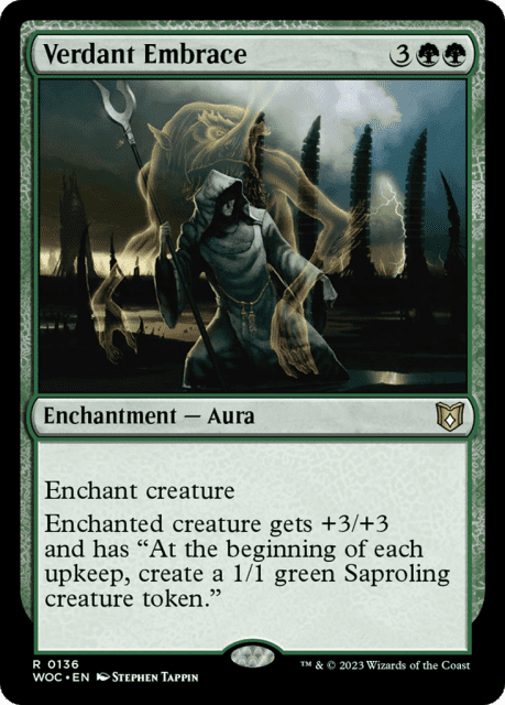 Verdant Embrace (136) — Wilds of Eldraine Commander