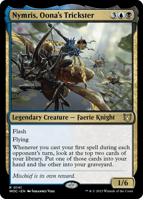 Nymris, Oona's Trickster (141) — Wilds of Eldraine Commander