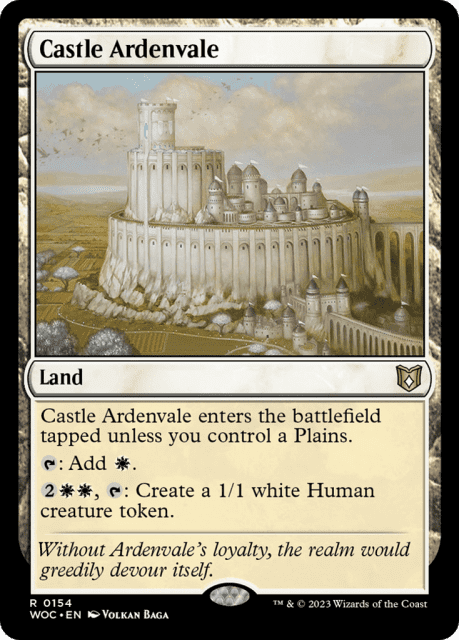 Castle Ardenvale (154) — Wilds of Eldraine Commander