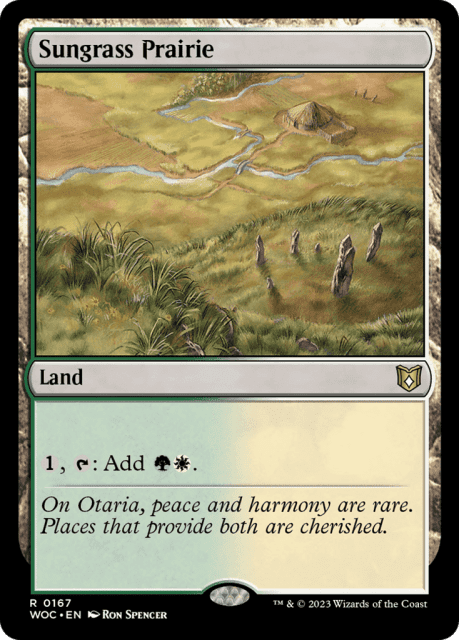 Sungrass Prairie (167) — Wilds of Eldraine Commander