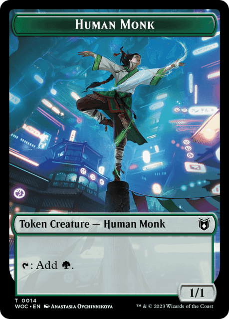 Human Monk (14) — Wilds of Eldraine Commander