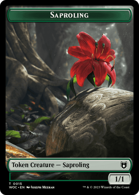Saproling (15) — Wilds of Eldraine Commander