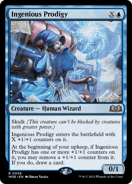 Ingenious Prodigy (56) — Wilds of Eldraine Promos
