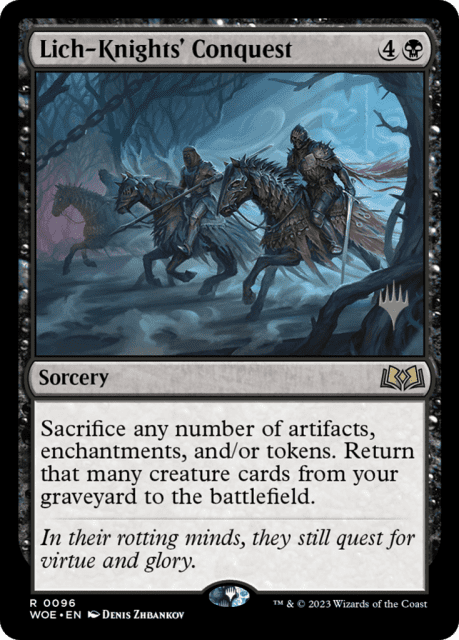 Lich-Knights' Conquest (96) — Wilds of Eldraine Promos