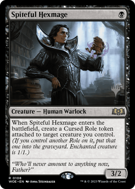 Spiteful Hexmage (108) — Wilds of Eldraine Promos