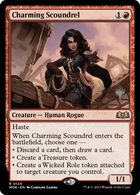Charming Scoundrel (124) — Wilds of Eldraine Promos