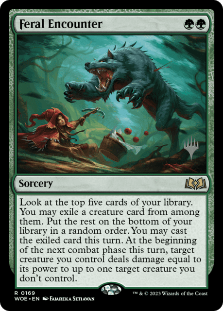 Feral Encounter (169) — Wilds of Eldraine Promos