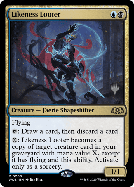 Likeness Looter (208) — Wilds of Eldraine Promos