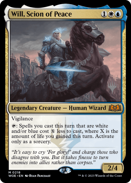 Will, Scion of Peace (218) — Wilds of Eldraine Promos