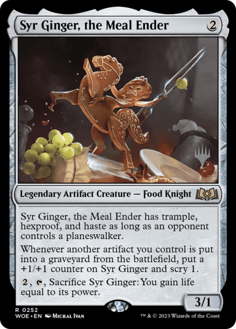 Syr Ginger, the Meal Ender (252) — Wilds of Eldraine Promos